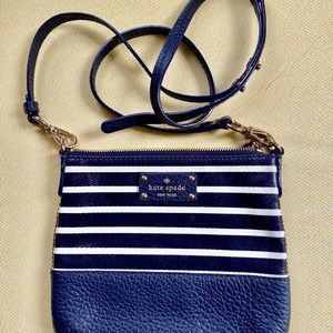 Kate Spade Cross bag blue and white